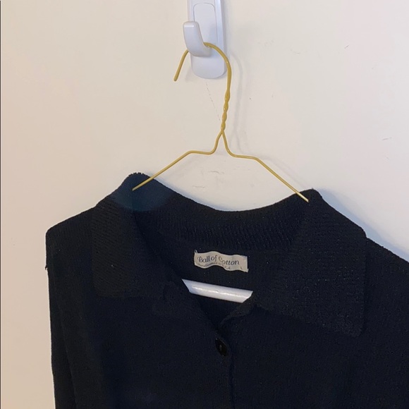 Ball of Cotton - L dark navy button down cardigan - Picture 2 of 7